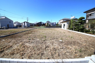 【外観】 | 久喜市八甫第８期 No,１ | 北から撮影。南側区画完成前写真です。