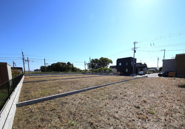 久喜市八甫第８期ＮＯ,４の外観|北西から撮影。