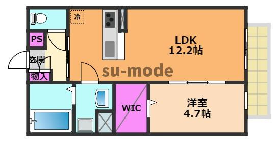 スプランドゥール春日の間取り