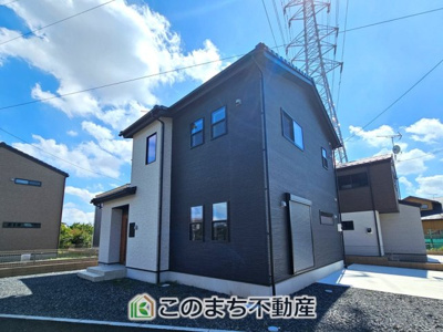 【外観】 | 宇都宮市鶴田町新築住宅A号棟 | 本日ご内覧できます(*^^*)
お電話でのお問合せが非常にスムーズです！
現地直接集合のお待ち合わせも大丈夫です！
お気軽にお問合せ下さい(^^)/