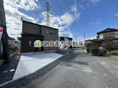 【前面道路含む現地写真】 | 宇都宮市鶴田町新築住宅C号棟 | 前面道路含む現地写真