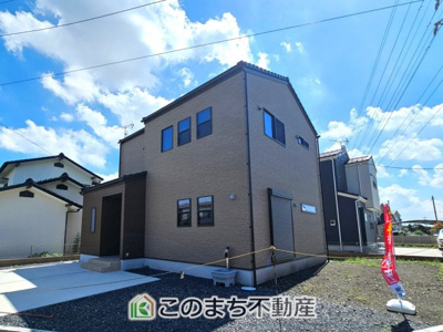 【外観】 | 宇都宮市鶴田町新築住宅C号棟 | 本日ご内覧できます(*^^*)
お電話でのお問合せが非常にスムーズです！
現地直接集合のお待ち合わせも大丈夫です！
お気軽にお問合せ下さい(^^)/