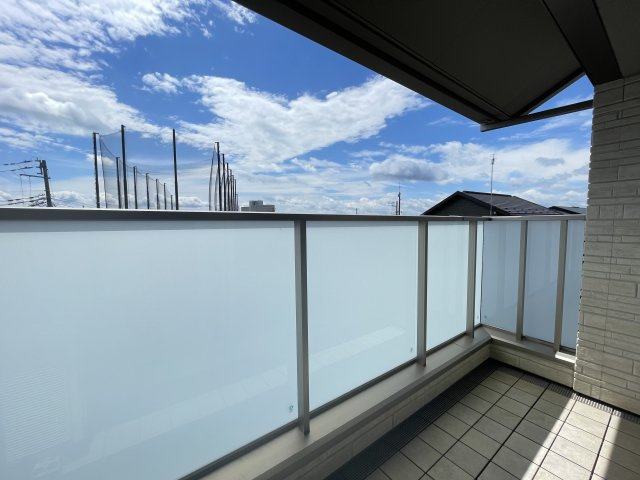 八戸市北白山台1丁目N0.7のバルコニー