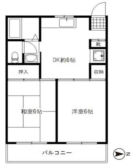 【間取り】 | サンライズマンション