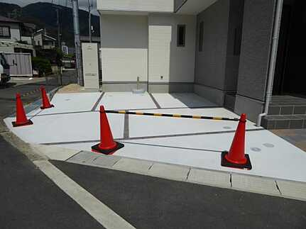 安佐北区可部南1丁目　新築一戸建て(全5棟)の駐車場