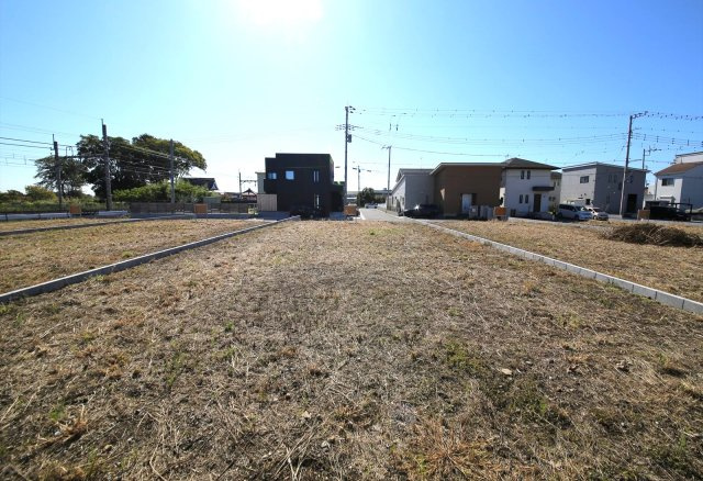 久喜市八甫第８期ＮＯ,５の外観|真北から撮影。