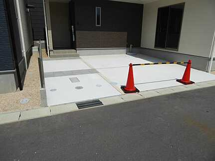 安佐北区可部南1丁目　新築一戸建て(全5棟)の駐車場