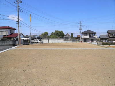 【外観】 | 八甫全７区画 （北）ＮＯ,６ | 真南側から撮影。南側住戸建設前写真。