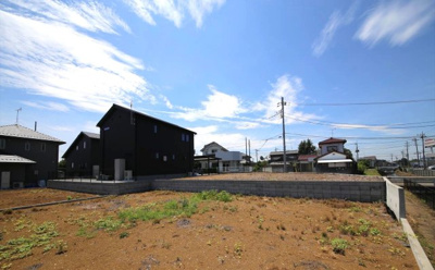 【外観】 | 八甫全７区画 （北）ＮＯ,６ | 真東側から撮影。南側住戸建設後写真。