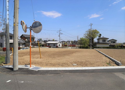 【外観】 | 八甫全７区画 （北）ＮＯ,６ | 真西側から撮影。南側住戸建設前写真。