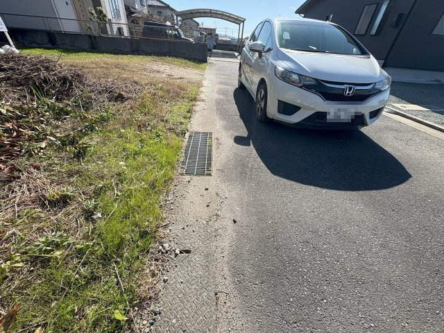 八女市宅間田の売地の外観