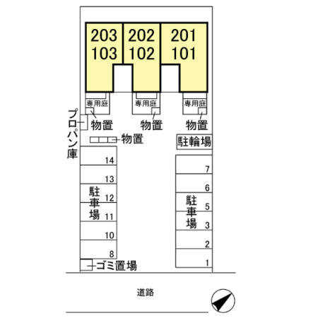 グランド マリアージュの区画図