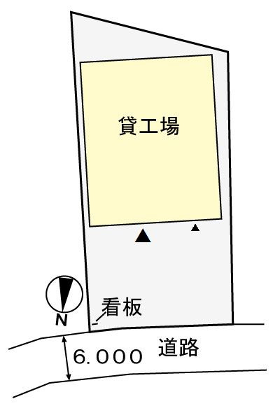 七光台工場 Gの区画図
