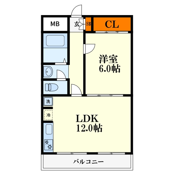 【間取り】 | サンフラッツ新大阪本館