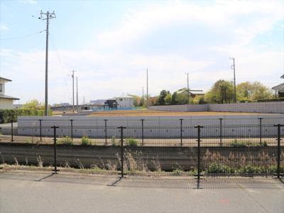 【外観】 | 八甫全７区画 （北）Ｎｏ，７ | 真北側から撮影。南側住戸建設前写真。