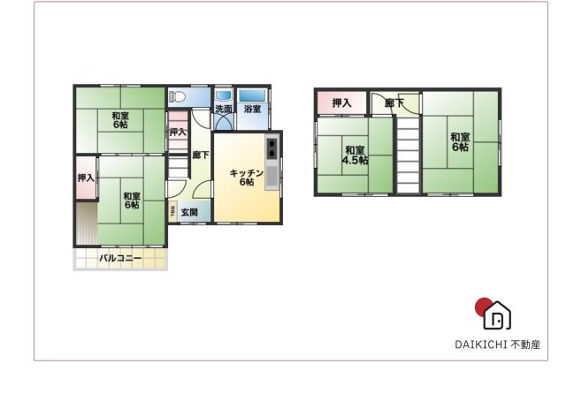 【間取り】 | 深谷市西大沼　中古戸建