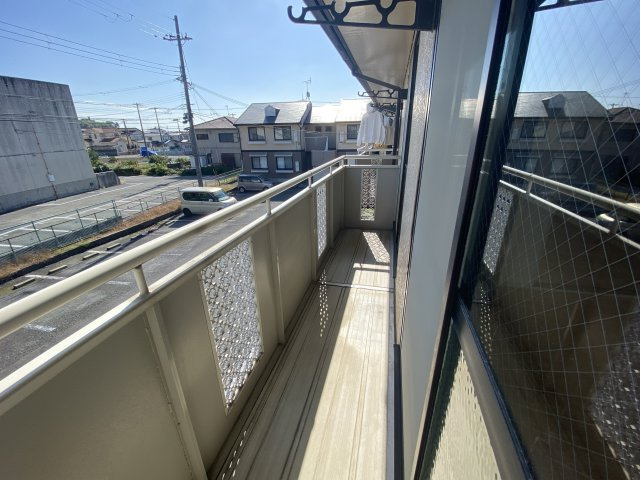 ファミール安室東 A棟のバルコニー