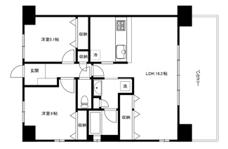 【間取り】 | ミドリ城内町レジデンス