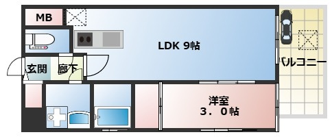 【間取り】 | Attirant西三国