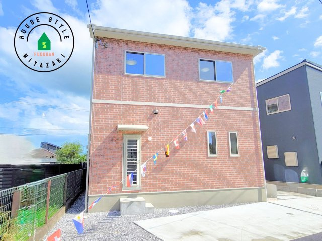 第4下田島平松モデル(5号棟)の外観|デザイン性のある外観です。