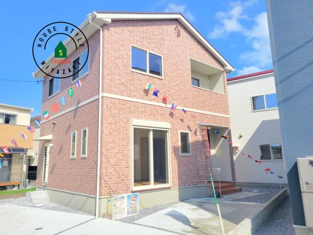 第4下田島平松モデル(5号棟)の外観|住宅ローン無料相談会開催中です！「総額いくらかかるの？」スタッフがお一人お一人に合ったプランで、シミュレーション致します。