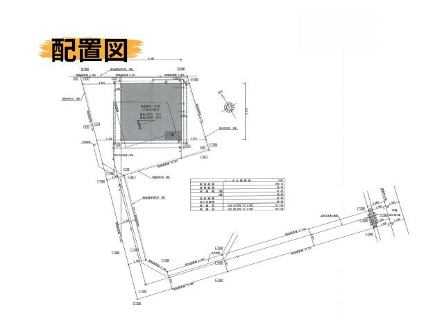 第4下田島平松モデル(5号棟)の区画図|配置図（5号棟）