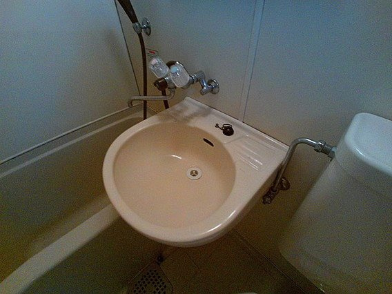 レ・ミニョンの洗面所