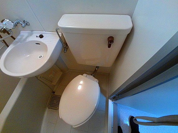 レ・ミニョンのトイレ