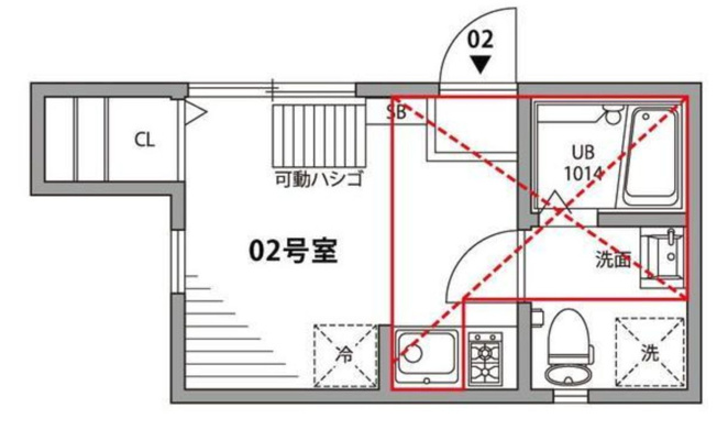 【間取り】 | グランエッグス高円寺E