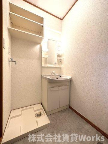 グランシティFukushimaの洗面所|コンパクトで使いやすい洗面所