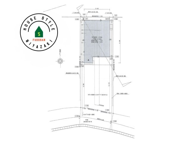第8本郷南方モデル（2号棟）の区画図|配置図（2号棟）