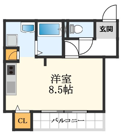 【間取り】 | クレール天神