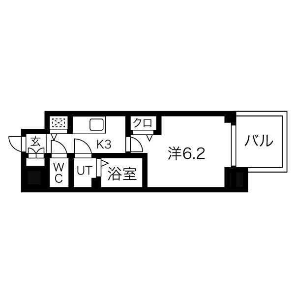 プレサンス丸の内城雅の間取り