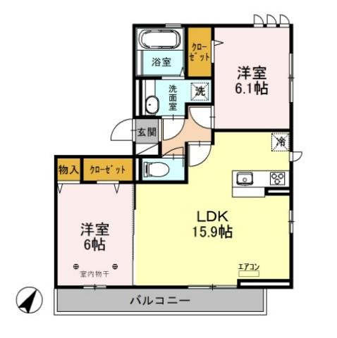 【間取り】 | コエドラーパ（D-ROOM）