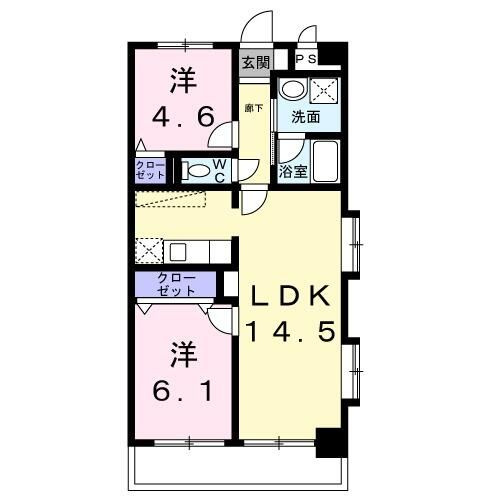 エヴァー高田の間取り
