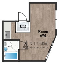 ハナテンイイヅカハイツの間取り