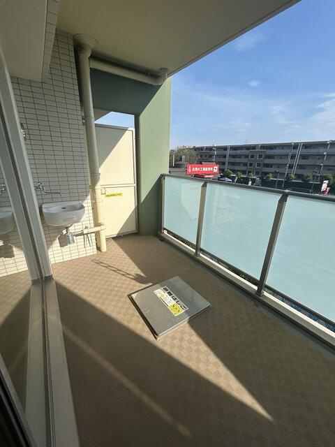 グランノアたまプラーザのバルコニー