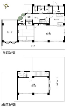 【間取り】 | 伊東市富戸　戸建