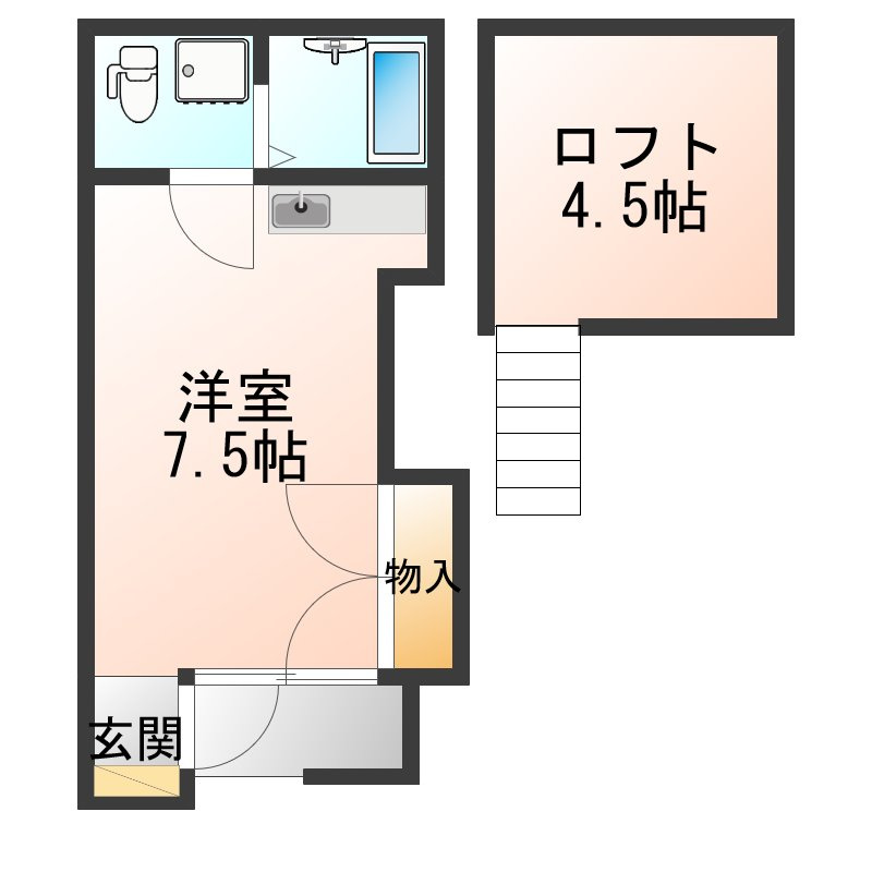 リバティ円応寺の間取り
