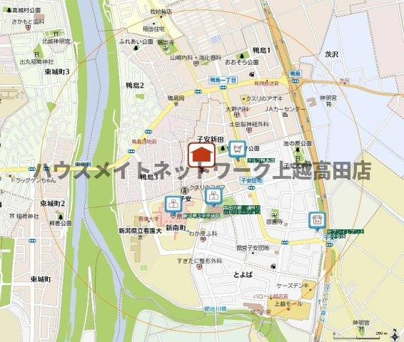 ディアスビーネ高田の地図|位置図