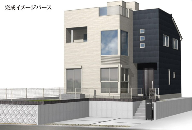 【外観パース】 | 秦野市曽屋　限定１棟　新築住宅