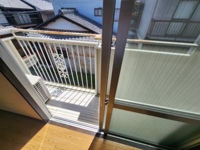 瀬戸畑ハイツのバルコニー|東向きバルコニー
