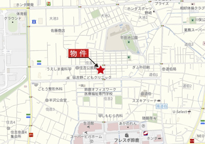 【地図】 | 鈴鹿市住吉1丁目 | 広域Map
