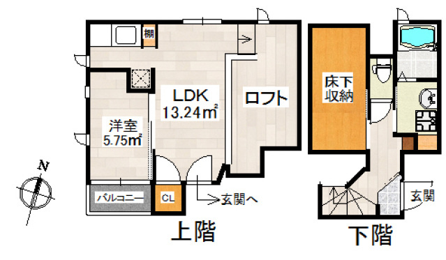 【間取り】 | コンフォートベネフィスジオ博多東Ⅱ　プライスホームなら仲介手数料半額！