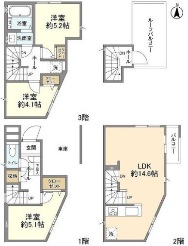 Kolet新小岩＃17の間取り
