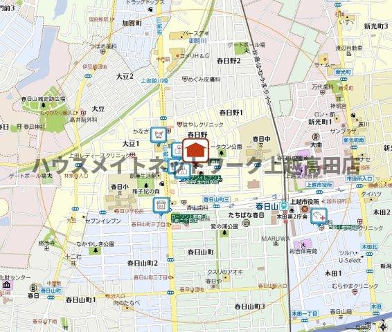 ぱれすよつやの地図|位置図
