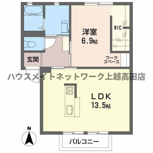 ぱれすよつやの間取り|間取図
