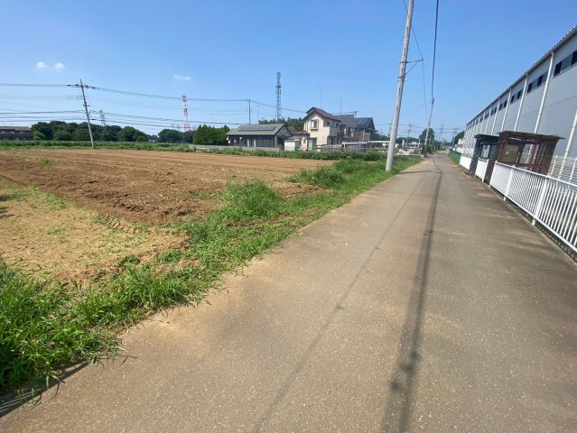 日高市駒寺野新田　建築条件なし売地　「西大家駅」徒歩25分の外観