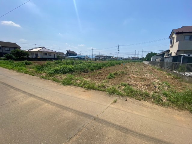 日高市駒寺野新田　建築条件なし売地　「西大家駅」徒歩25分の外観