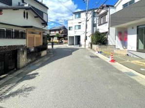 勝竜寺の前面道路含む現地写真|ＪＲ長岡京駅歩１４分！